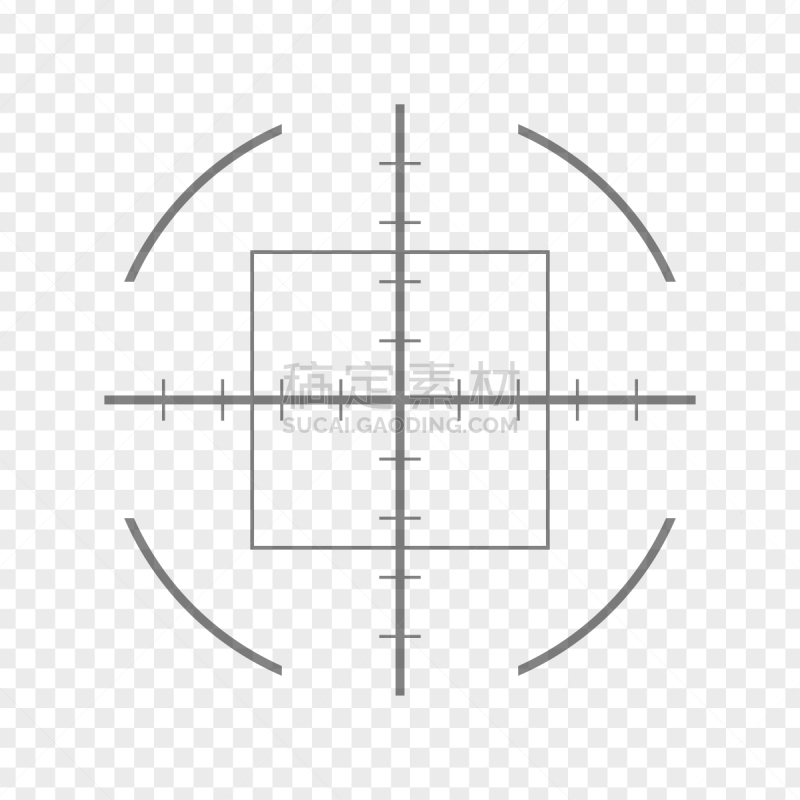 绘画插图,狙击手,计算机图标,矢量,准星,决心,团体性运动,光标,透明,瞄准