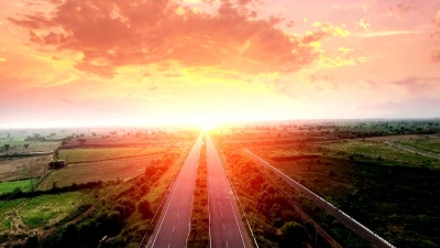 公路高架视图