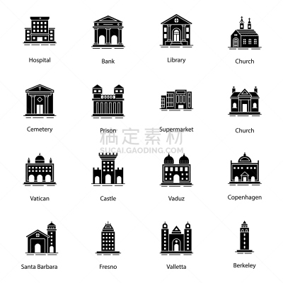 国际著名景点,符号,计算机图标,罗马,死亡安置地点,绘画插图,建筑,教堂,小礼拜堂,坟墓