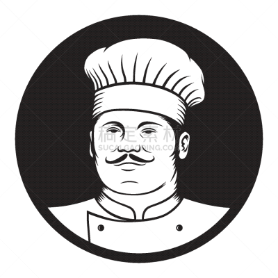 矢量,手,背景分离,仅男人,食品,一个人,仅一个男人,品牌名称,商业厨房,厨师帽