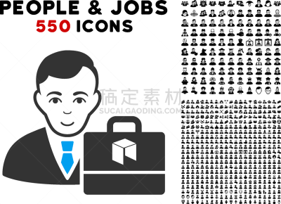 Neopolitan獒,计算机图标,商务,人,男商人,男人,行李,平衡,图像,奖励