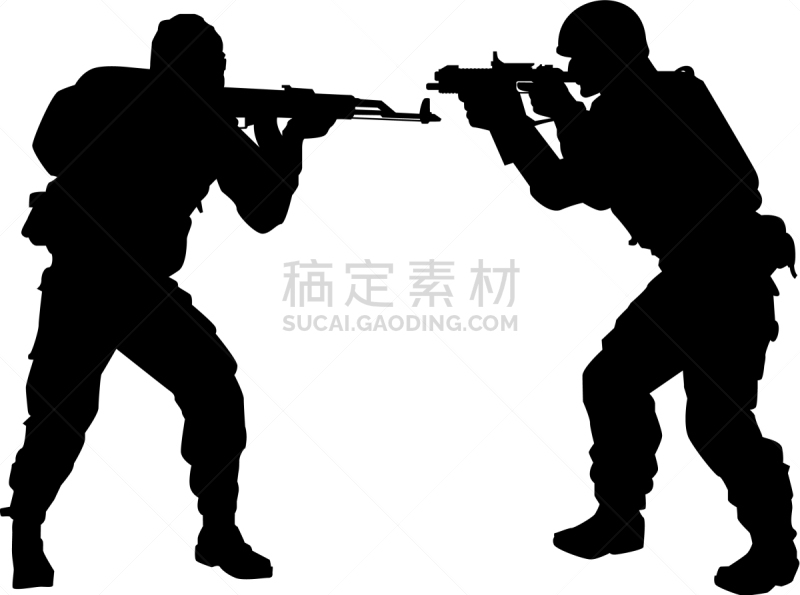 人,男人,矢量,警官,剪影