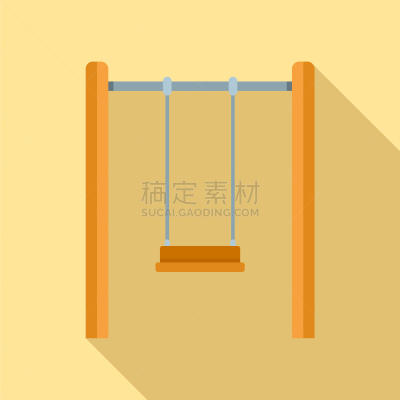 儿童,扁平化设计,计算机图标,可爱的,阴影,童年,动作,进行中,女孩,摇摆