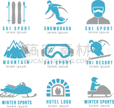 滑雪运动,酒店,品牌名称,山,滑雪场,创造力,雪板,运动,布置,收集