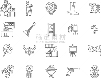 商店,标志,美术工艺,符号,线条,商务,直的,模板,布置,复古