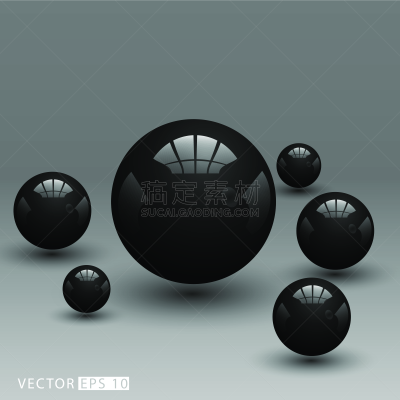 三维图形,矢量,绘画插图,数字10,8号球,球体,运动,背景分离,华贵,玩具