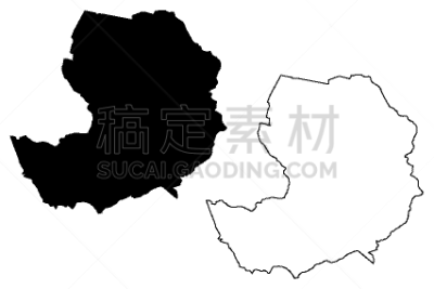 布里真德,草图,威尔士,城市,潦草,剪影