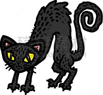 猫,黑色,矢量,纯种犬,图像