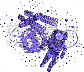 宇航员,风景,秘密,太空船,国际空间站,男人,太空服,椭圆形,太空,联系