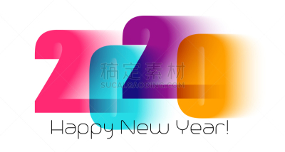 2020,新年前夕,数字,贺卡,季节,冬天,白色,红色,粉色,蓝色