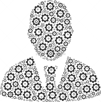 自行车齿轮,Manager,男商人,符号,办公室职员,图像,组物体,发动机,构图,选择