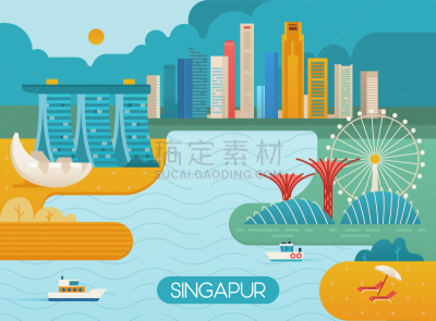 城市天际线,新加坡市,商务,名声,公园,船,自然美,旅行者,建筑,都市风景