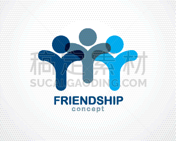 teamwork and friendship concept created with