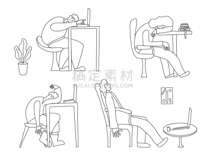 人,疲劳的,设计师,专业人员,女人,筋疲力尽,草图,问题,坐,睡觉