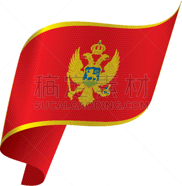 黑山,分离着色,欧洲,职权,国内著名景点,红色,概念,纺织品,矢量