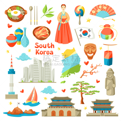 传统,符号,韩国,女人,非都市风光,国内著名景点,建筑,布置,旅游