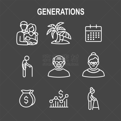 家庭,图标集,日历,电子收费系统,老年男人,中老年男人,英文字母y,英文字母x,祖母