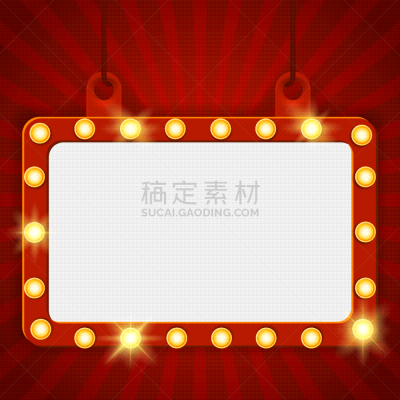 悬挂的,布告栏,夜晚,三维图形,红色,黄金,闪亮的,紧迫,发光,复古