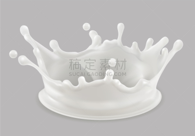 三维图形,牛奶,分离着色,白色,自然,纯净,食品,图像,溅,流动
