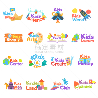 符号,证章,儿童,图像,涂料,品牌名称,矢量,童年,方形画幅,时区