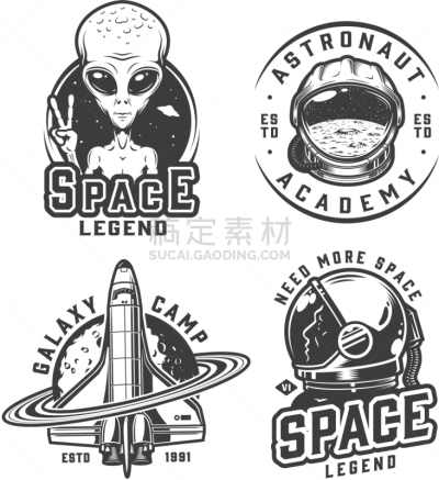 太空,证章,衣服,太空船,拟人的,不明飞行物,品牌名称,外星人,复古