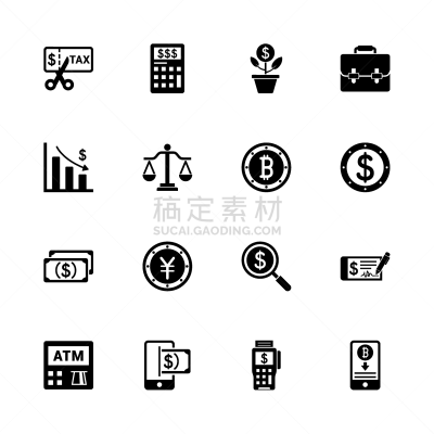 商务,计算机图标,金融,符号,税,图像,投资报酬率,预算,金融和经济