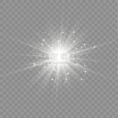白色,星星,点燃