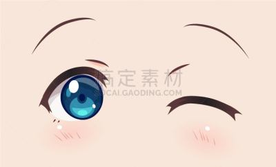 日本漫画风格,女孩,动物眼睛,分离着色,可爱的,亚洲,图像,可爱,微笑,写实