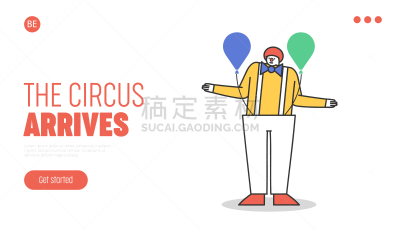 热气球,小丑,幽默,马戏团,白色背景,假发,传统服装,戒童,拿着,事件