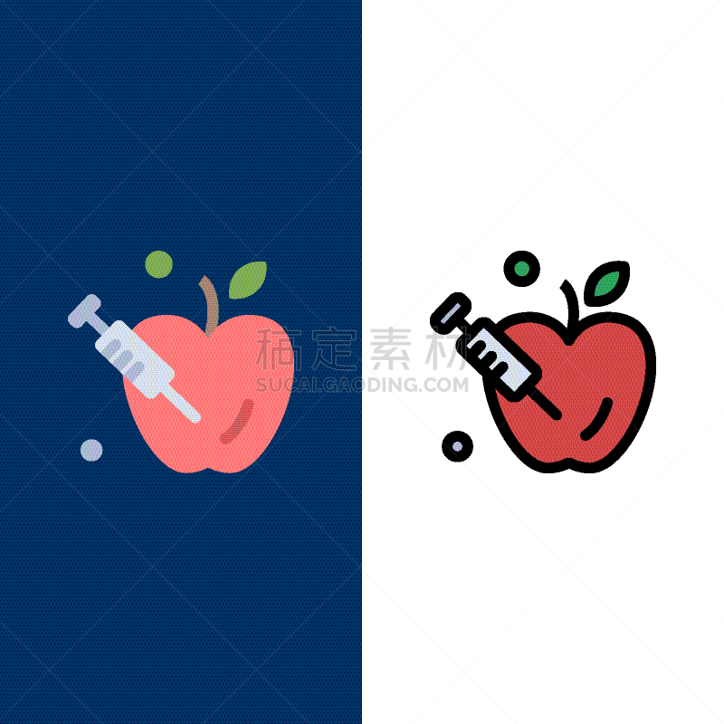 科学,苹果,计算机图标,分界线,平坦的,充满的,Sir Isaac Newton,科学家,男人,落下