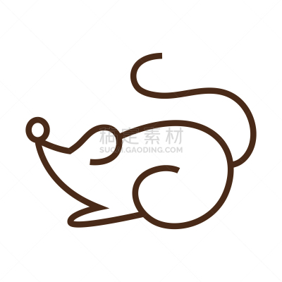 线图标,鼠,生物学,可爱的,野生动物,哺乳纲,背景,啮齿目,人的耳朵,动物头