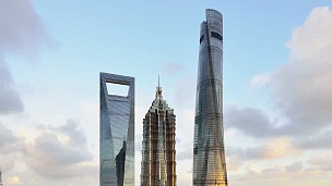 上海地标摩天大楼，中国