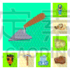 组物体,图画书,图标集,木乃伊化的,砖,斧,法老,长牙,阴影,设计
