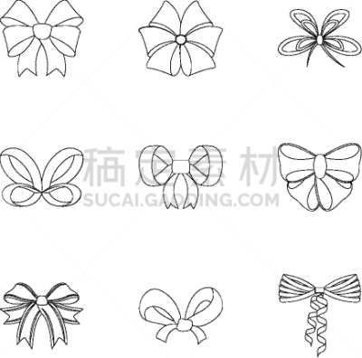 蜘蛛网,计算机图标,缎带,蝴蝶结,分离着色,轮廓,红色,纺织品,装饰,收集