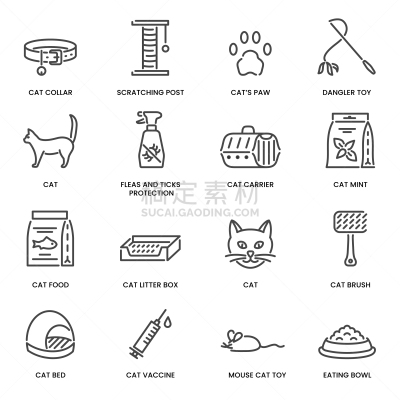 宠物,轮廓,猫,个人随身用品,兽医,计算机图标,可爱的,狗屋,玩具,食品