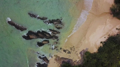 空中，海洋，海滩