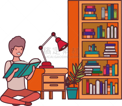 男孩,书,学生,手,世界读书日,书店,儿童,童年,草图,读书