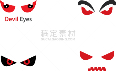 品牌名称,恶魔,人的眼睛,分离着色,红色,男人,概念,魔鬼
