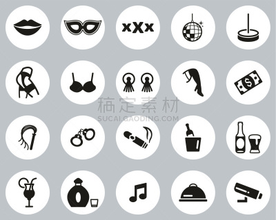 扁平化设计,计算机图标,圆形,黑白图片,巨大的,线条,葡萄酒,背景分离,面具