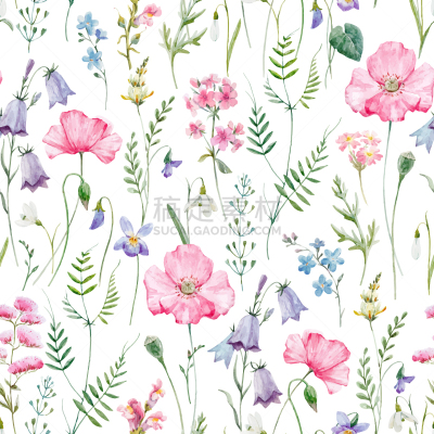 水彩画,花纹,自然,纺织品,图像,花朵,壁纸,叶子,花头,绘制