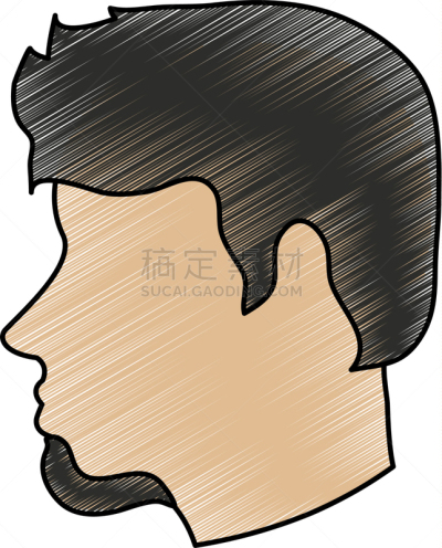 男人,人的头部,商务,人,概念,肖像,图像,剪影,违约,绘制