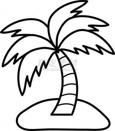 夏天,图标,沙子,Palm Beach,创造力,鸡尾酒,自然,华丽的,高雅,树