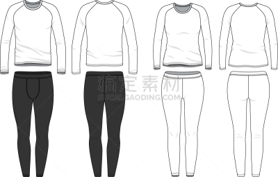 衣服,面无表情,男人,女人,形状,轮廓,白色,黑色,时尚,收集