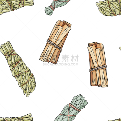 有污迹的,棍,波西米亚风,鼠尾草,动物手,健康保健,吉普赛人,成分,芳香疗法,绘制