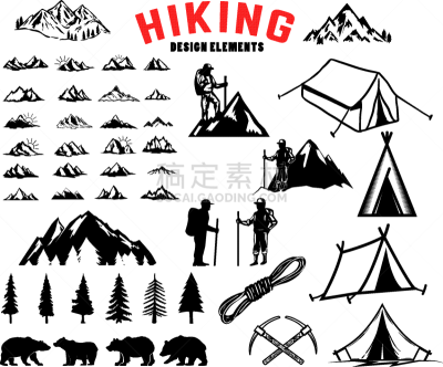 户外,山,徒步旅行,式样,天气,野生动物,童子军协会,公园,证章,休闲