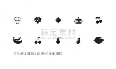 水果,符号,数字10,农业,蔬菜,清新,莴苣,食品,维生素,葫芦