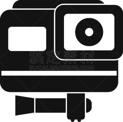 cinema action camera icon simple style