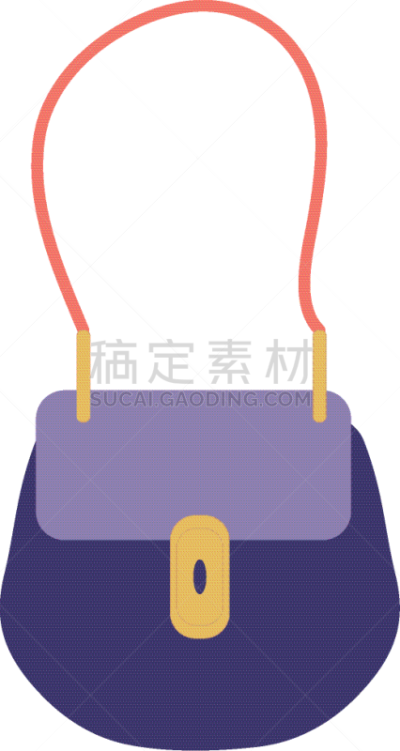 女人,小的,手包,图标,分离着色,魅力,高雅,离合器,华贵,图像