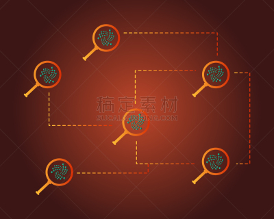 微量,背景聚焦,放大镜,商务,计算机,电子邮件,技术,图像