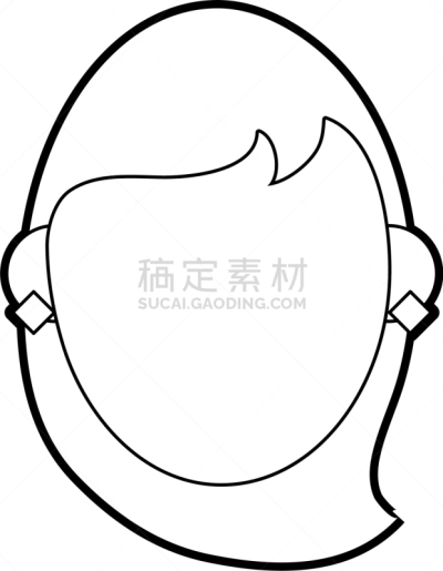 女人,人的头部,轮廓,矢量,商务,发型,人,肖像,图像,侧面像